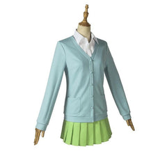 The Quintessential Quintuplets Cosplay Costume - Blue School Uniform Set for Women Halloween