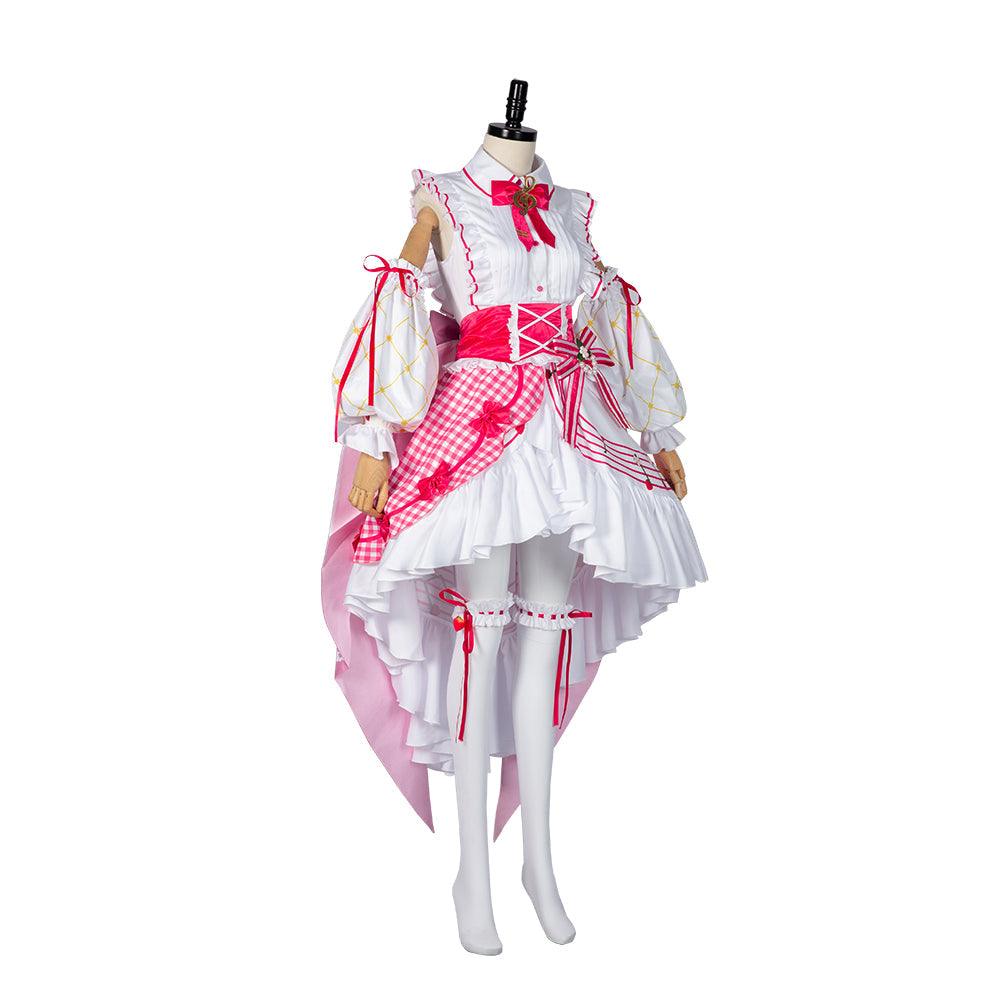 Miku 15th Anniversary Anime Cosplay Strawberry Lolita Dress