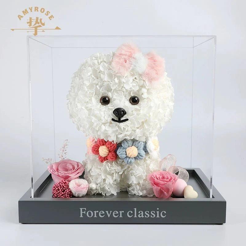 Bichon Frise Creative Figurine - A Perfect Teacher's Day, Birthday, Valentine’s Day, and Wedding Gift - Coscosmos