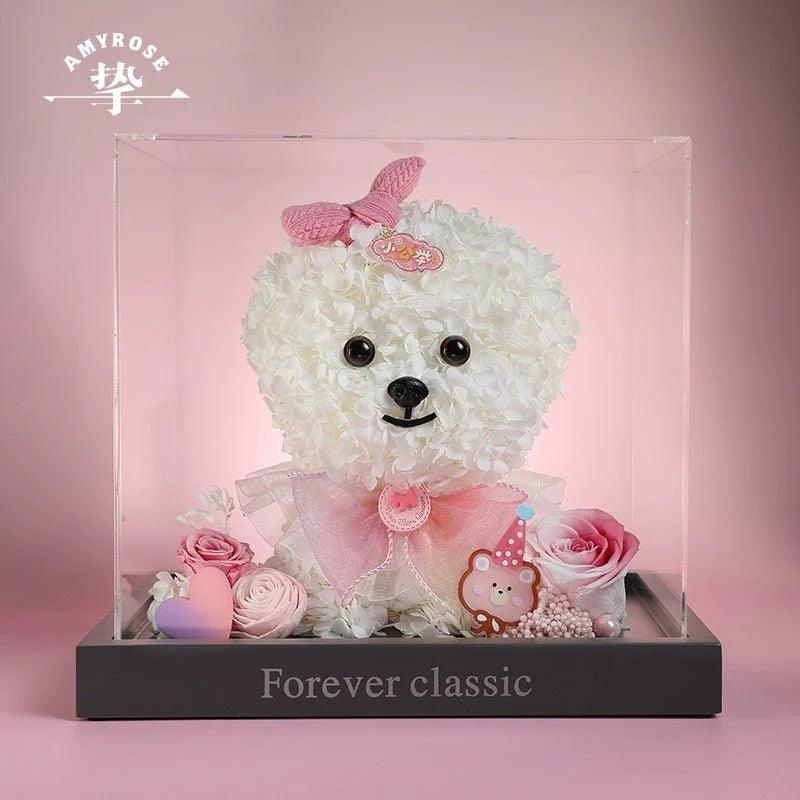 Bichon Frise Creative Figurine - A Perfect Teacher's Day, Birthday, Valentine’s Day, and Wedding Gift - Coscosmos