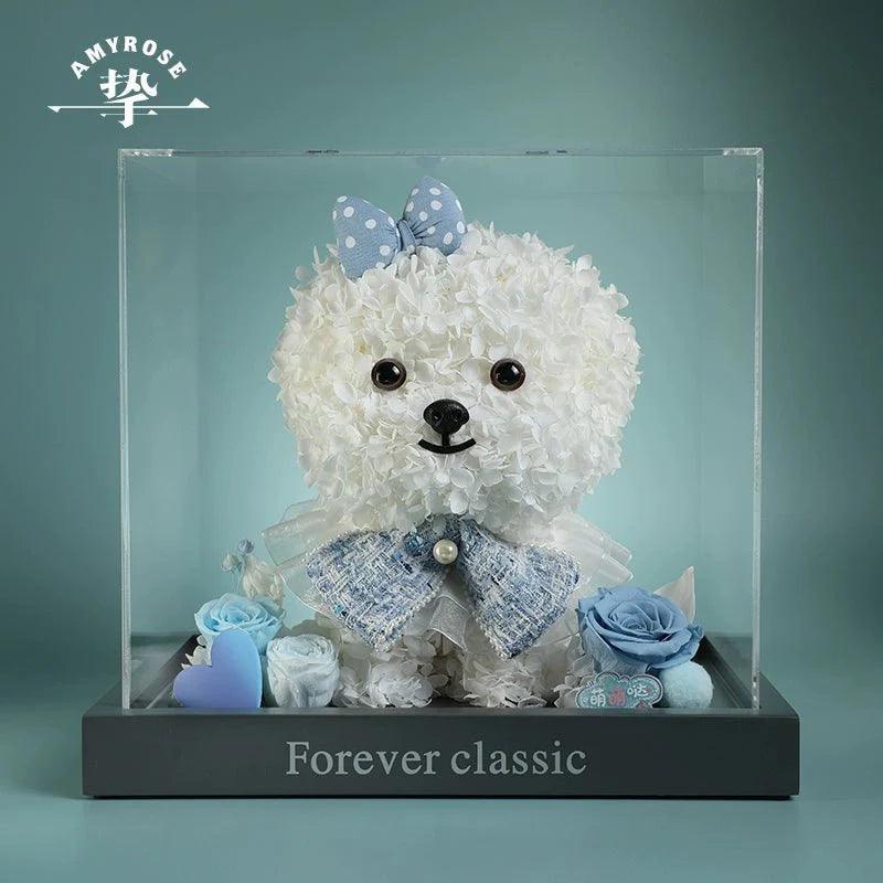 Bichon Frise Creative Figurine - A Perfect Teacher's Day, Birthday, Valentine’s Day, and Wedding Gift - Coscosmos