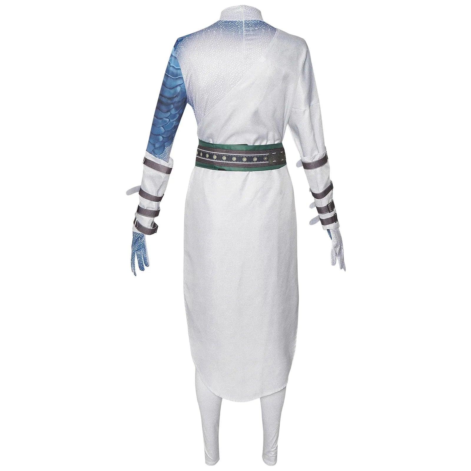 Black Myth Wukong White - Clad Noble Cosplay Costume | White Robe Halloween Suit for Men | Elegant Noble Design for Fans - Coscosmos