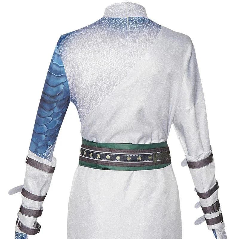 Black Myth Wukong White - Clad Noble Cosplay Costume | White Robe Halloween Suit for Men | Elegant Noble Design for Fans - Coscosmos