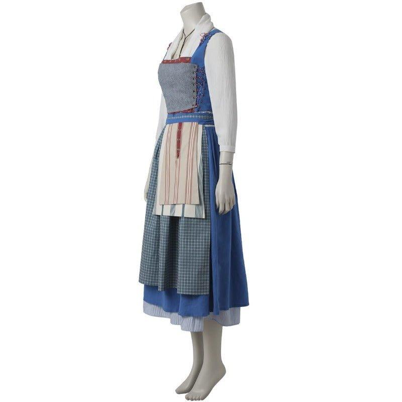 Blue Belle Maid Costume - Anime Cosplay Beauty and the Beast Dress for Show & Party - Coscosmos