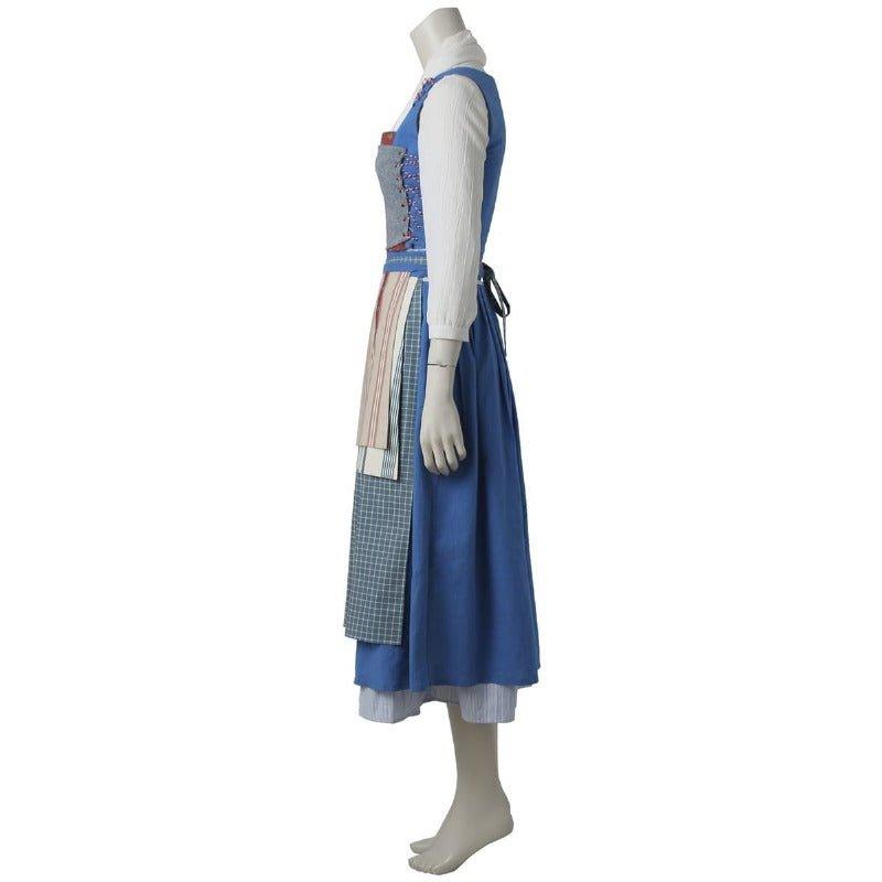 Blue Belle Maid Costume - Anime Cosplay Beauty and the Beast Dress for Show & Party - Coscosmos