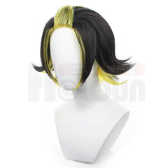 Blue Lock Anime Bachira Cosplay Wig Football Player Rose Net Synthetic Fiber Adjustable Size Heat Resistant Halloween - Coscosmos