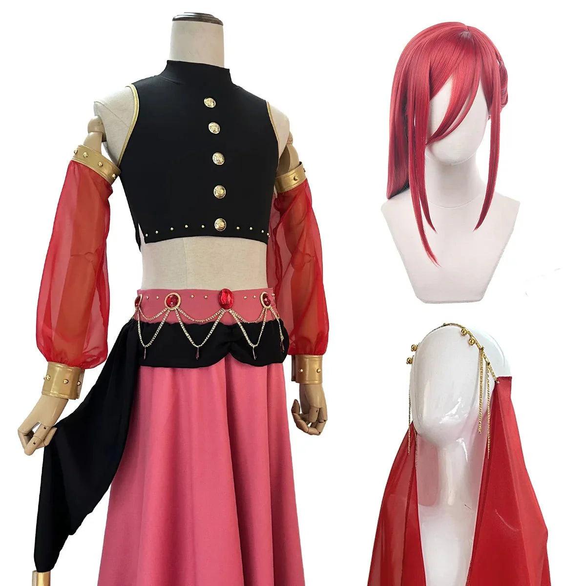 Blue Lock Anime Chigiri Cosplay Costume Wig Arab Series Outfit Rose Net Synthetic Fiber Halloween Christmas Gift - Coscosmos