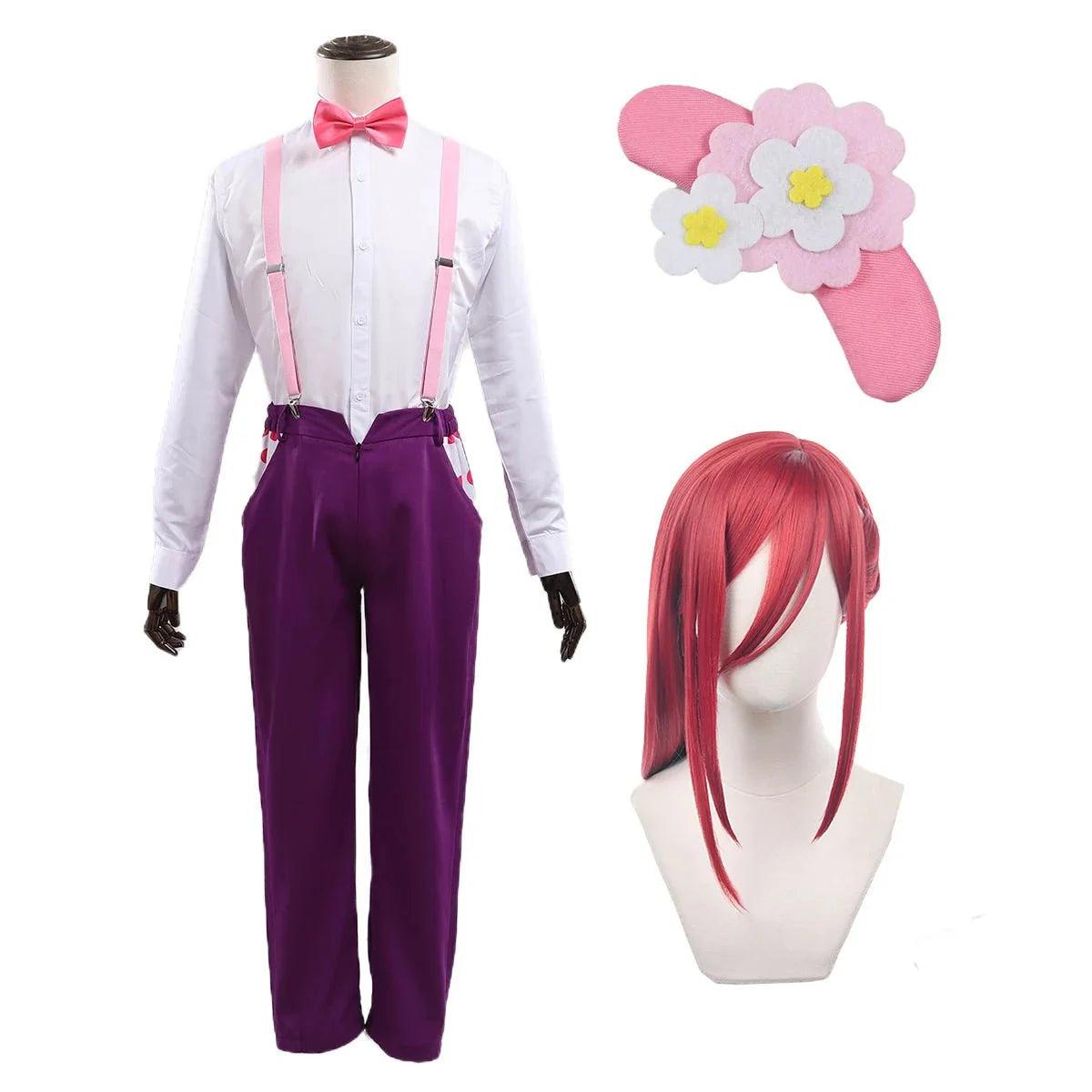 Blue Lock Anime Chigiri Cosplay Costume Wig Casual Wearing Cute Shirt Pants Scarf Hat Rose Net Sythetic Party Outfit Gift - Coscosmos