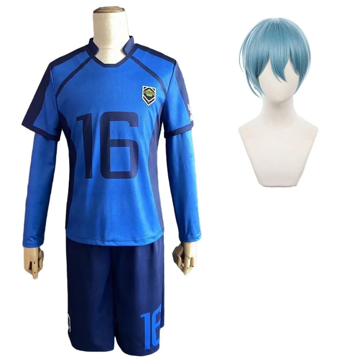 Blue Lock Anime Cosplay Costume Wig Isagi Bachira Chigiri Nagi Rin Sae Itoshi Kaiser Reo Hiori Barou Shidou Niko Yukimiya - Coscosmos