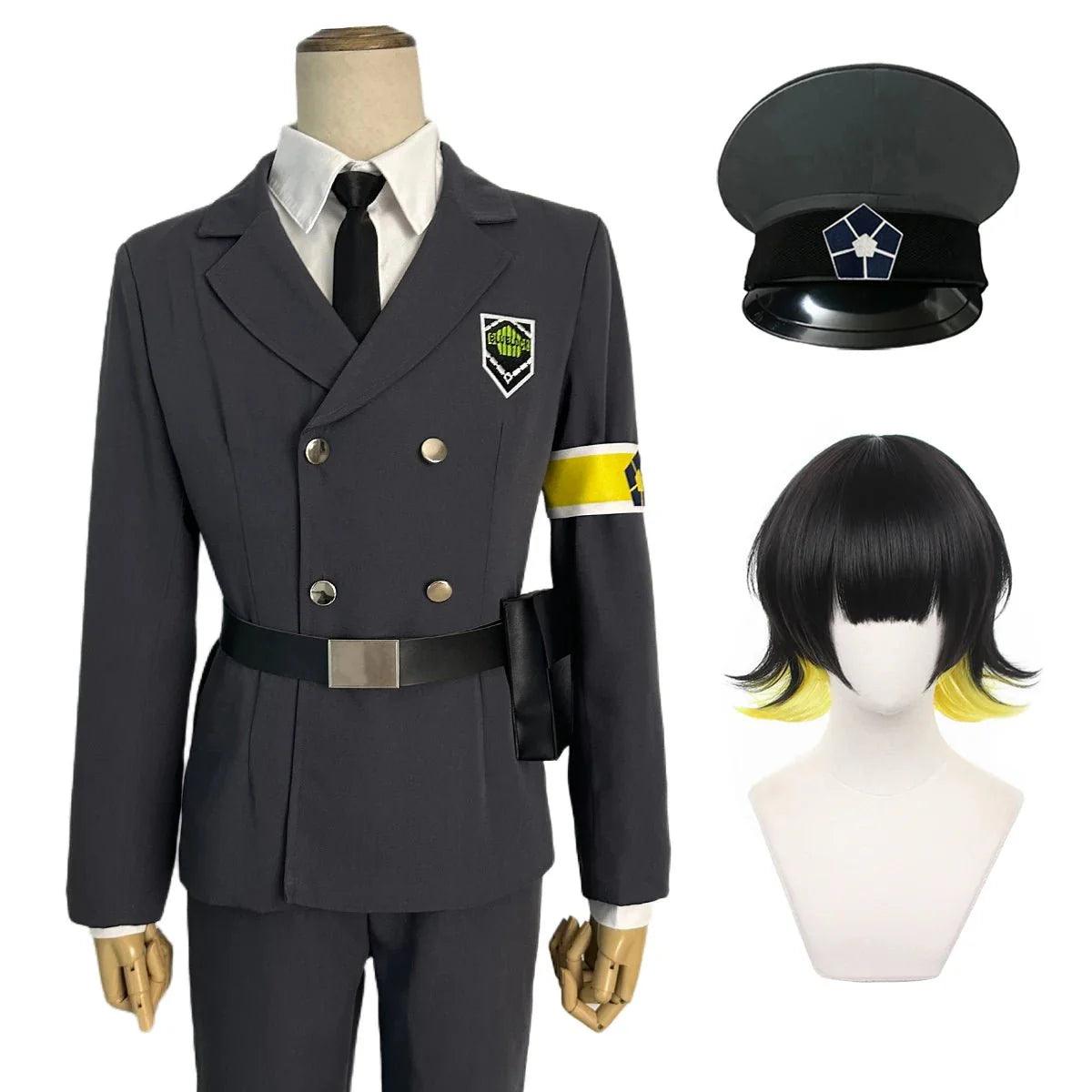 Blue Lock Anime Exhibition Guards Rin Itoshi Isagi Bachira Nagi Chigiri Reo Barou Kunigami Cosplay Costume Wig Rose Net - Coscosmos