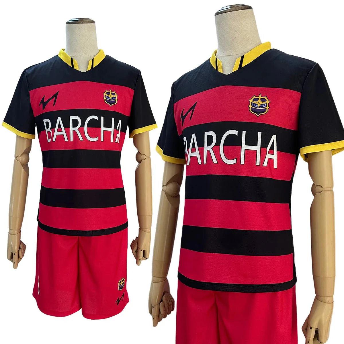 Blue Lock Anime FC Barcha Bachira Otoya Lavinho Cosplay Costume Wig Embroidery Football Uniform Halloween 3PCS Set - Coscosmos