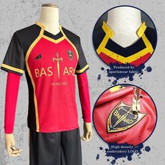 Blue Lock Anime Kaiser Ness Isagi Kurona Hiori Cosplay Costume Wig Jersey Bastard Munchen Embroidery Football Uniform - Coscosmos