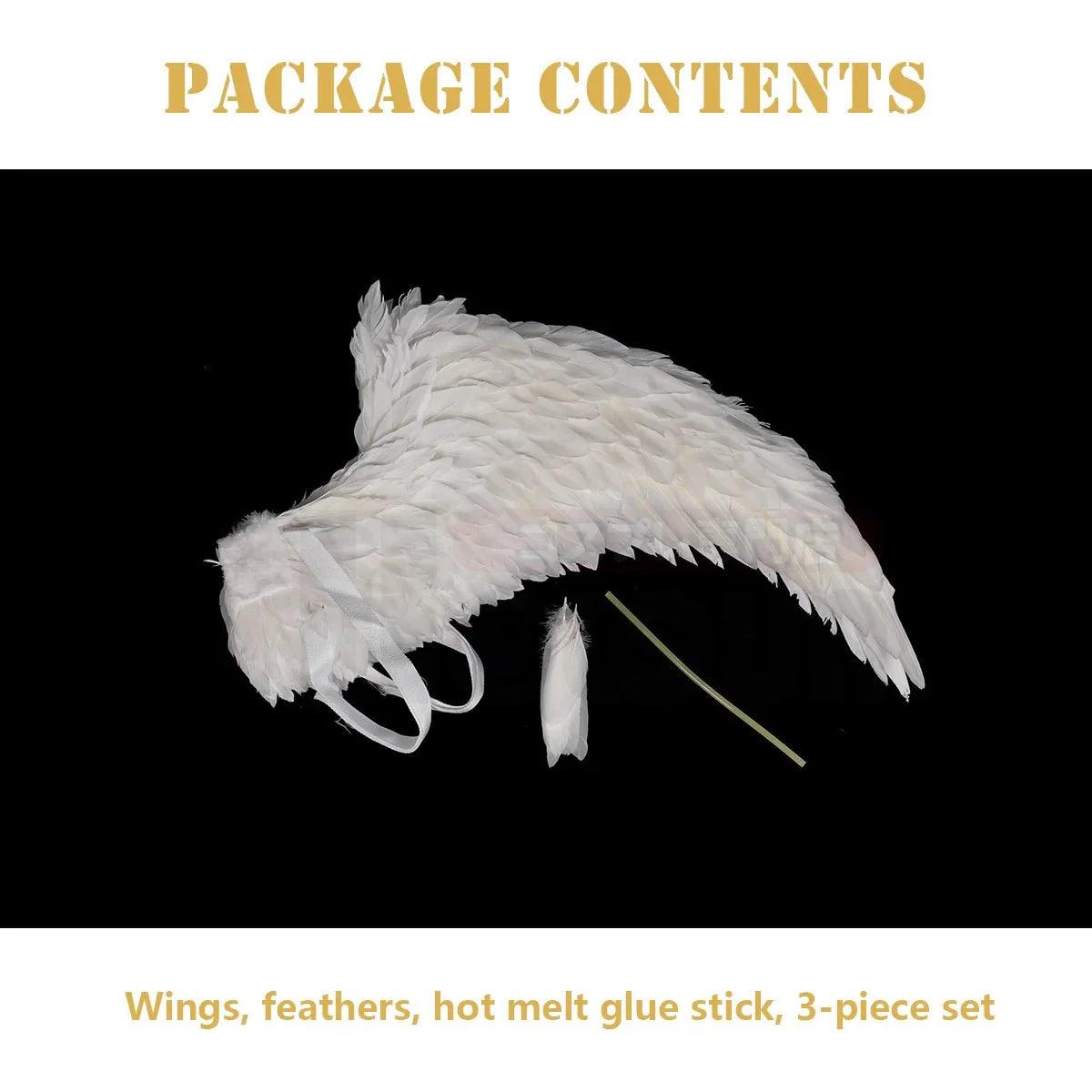 Blue Lock Anime Nagi Bachira Reo Cosplay 1PC White Angel Wings Goose Feather 150*60CM Velcro Puella Magi Madoka Magica - Coscosmos