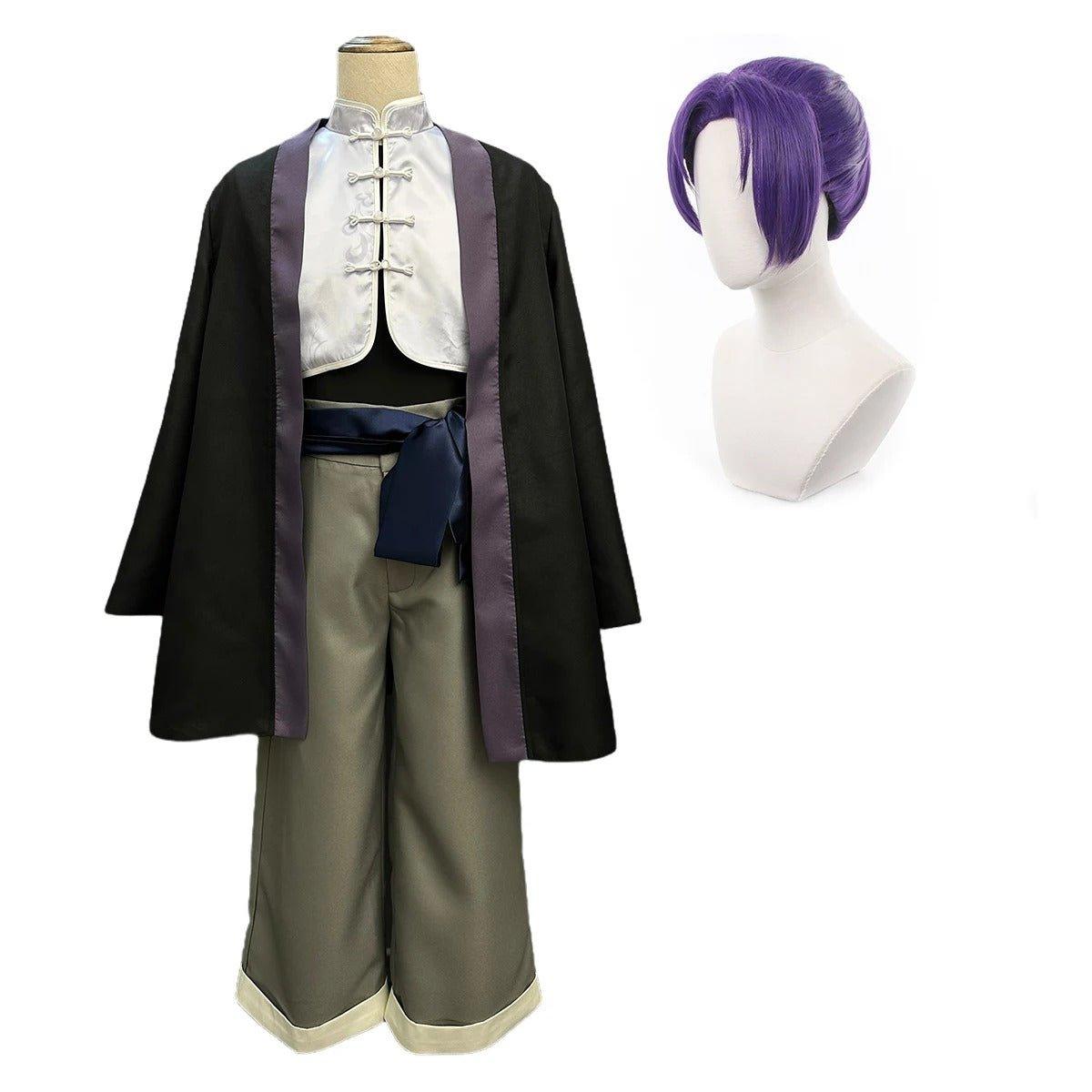 Blue Lock Anime Reo Mikage Cosplay China Costume Kung Fu Tang Suit Wig Rose Net Synthetic Fiber Adjustable Size Halloween - Coscosmos