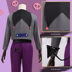 Blue Lock Anime Reo Mikage Cosplay Costume Wig Casual Wearing Cute Jacket T-shirt Pants Tail Rose Net Sythetic Fiber - Coscosmos