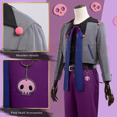 Blue Lock Anime Reo Mikage Cosplay Costume Wig Casual Wearing Cute Jacket T-shirt Pants Tail Rose Net Sythetic Fiber - Coscosmos