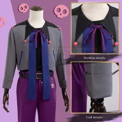 Blue Lock Anime Reo Mikage Cosplay Costume Wig Casual Wearing Cute Jacket T-shirt Pants Tail Rose Net Sythetic Fiber - Coscosmos