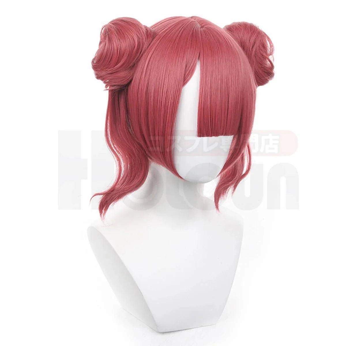 Blue Lock Manga Anime Anri Teieri Cosplay Wig Cute Style Rose Net Synthetic Fiber Adjustable Size Dress Up Party - Coscosmos