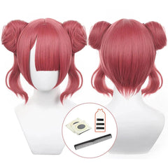 Blue Lock Manga Anime Anri Teieri Cosplay Wig Cute Style Rose Net Synthetic Fiber Adjustable Size Dress Up Party - Coscosmos