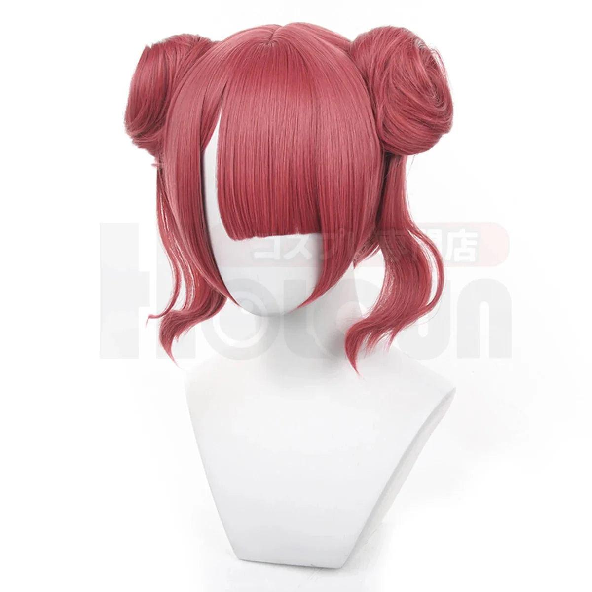 Blue Lock Manga Anime Anri Teieri Cosplay Wig Cute Style Rose Net Synthetic Fiber Adjustable Size Dress Up Party - Coscosmos