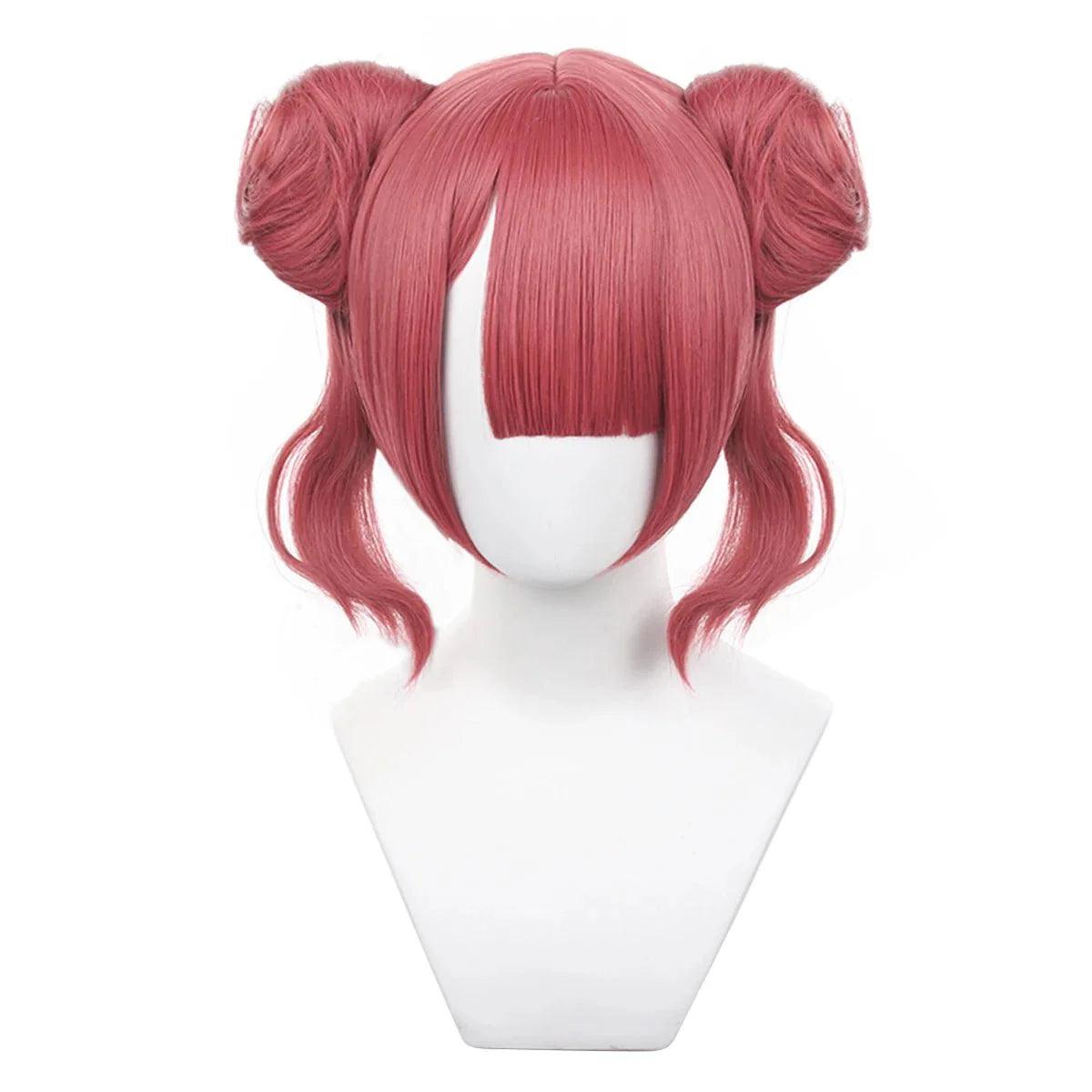 Blue Lock Manga Anime Anri Teieri Cosplay Wig Cute Style Rose Net Synthetic Fiber Adjustable Size Dress Up Party - Coscosmos