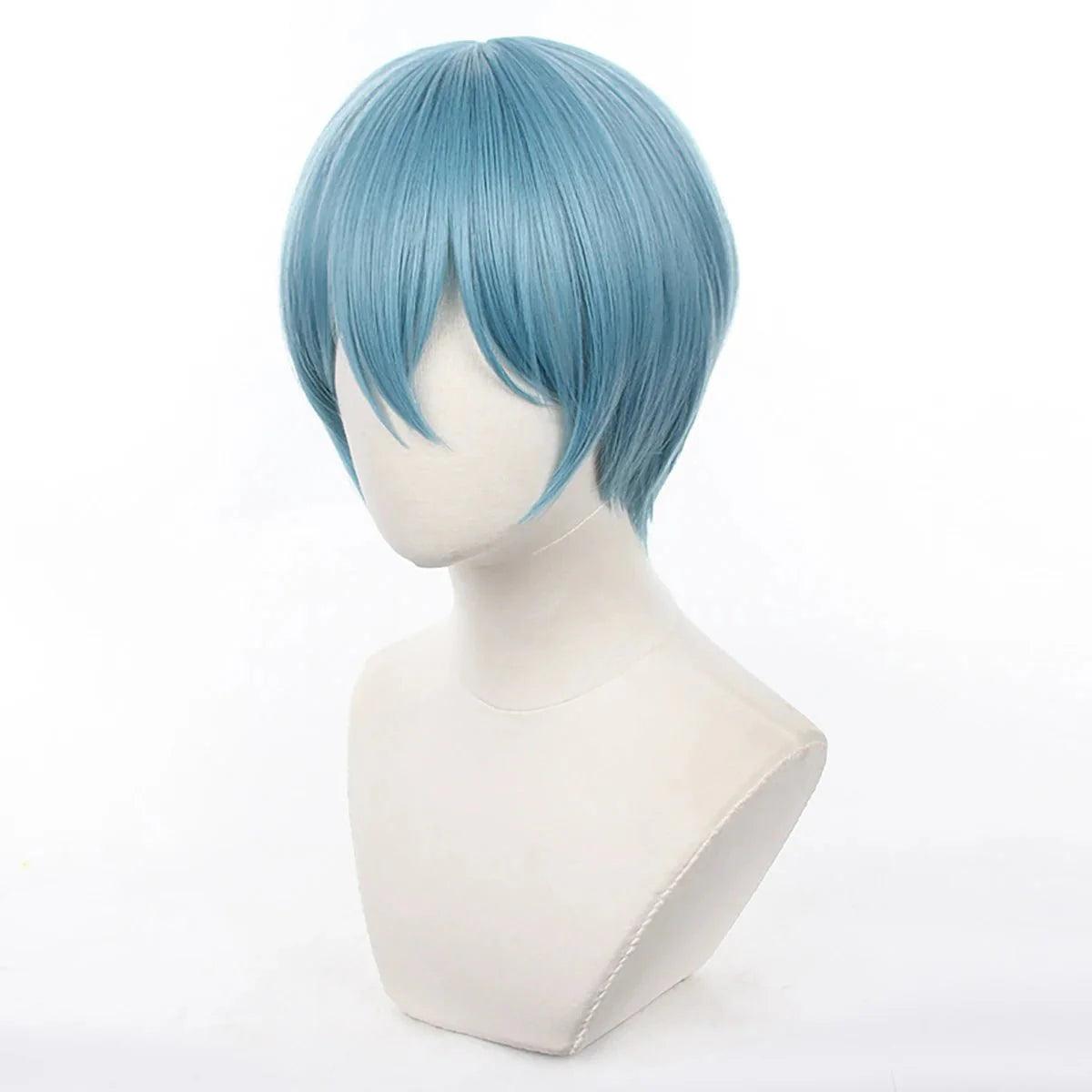 Blue Lock Manga Anime Cosplay Wig Hiori No.16 Rose Net Sythetic Fiber Adjustable Size Headwear - Coscosmos