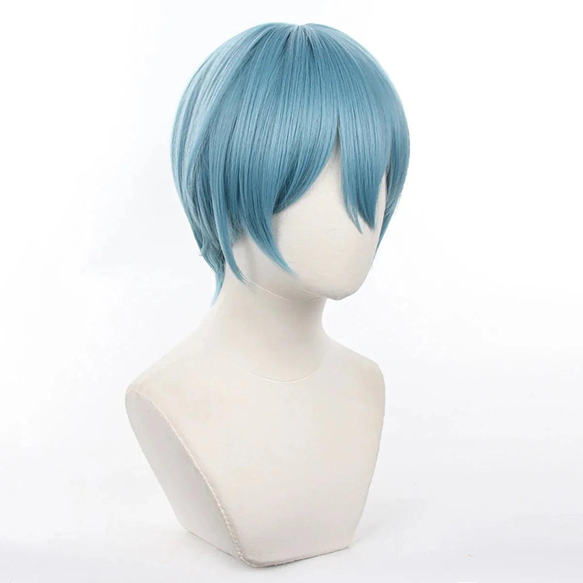 Blue Lock Manga Anime Cosplay Wig Hiori No.16 Rose Net Sythetic Fiber Adjustable Size Headwear - Coscosmos