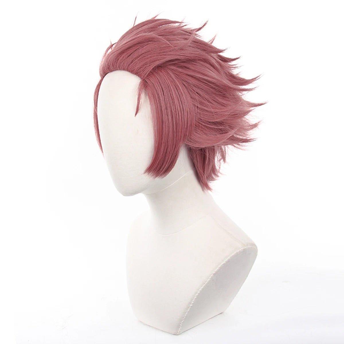 Blue Lock Manga Anime Cosplay Wig Sae Itoshi No.10 Football Player Rose Net Sythetic Fiber Adjustable Size Headwear - Coscosmos