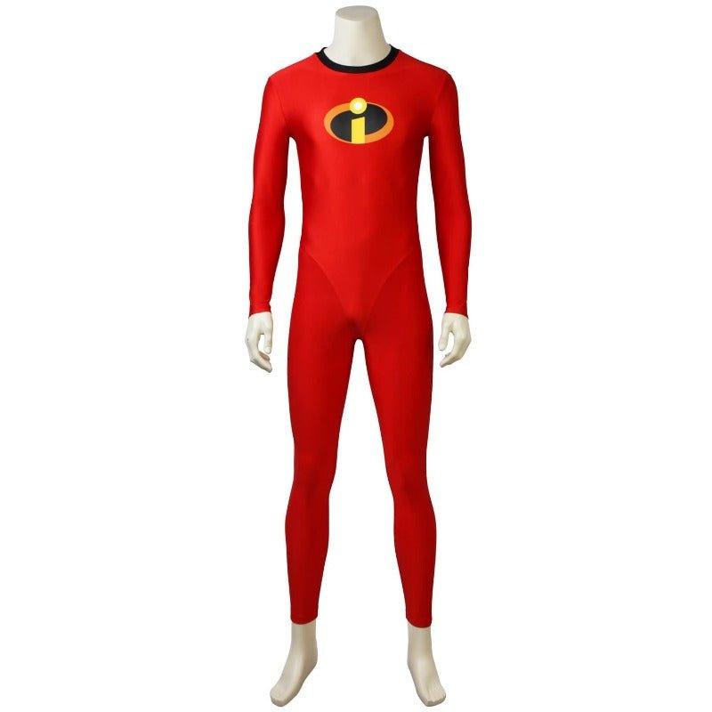 Bob Man Parr Cosplay Costume Jumpsuit - 2023 Anime Halloween Outfit Bodysuit - Coscosmos