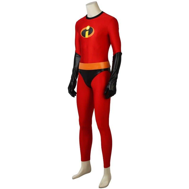 Bob Man Parr Cosplay Costume Jumpsuit - 2023 Anime Halloween Outfit Bodysuit - Coscosmos