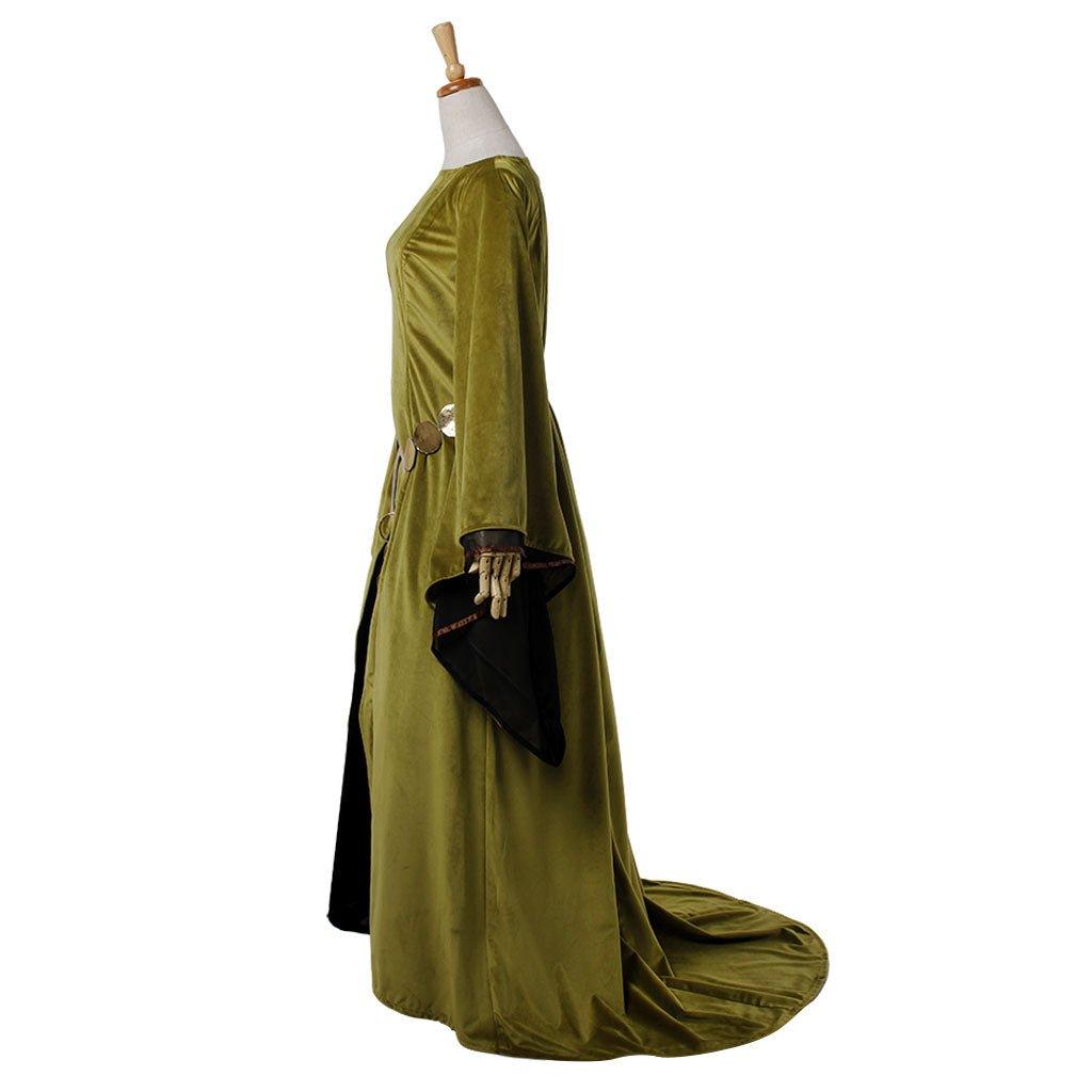 Brave Queen Elinor Cosplay Costume | Victorian Renaissance Wedding Dress for Women - Coscosmos