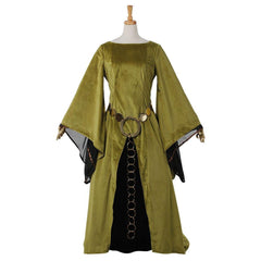 Brave Queen Elinor Cosplay Costume | Victorian Renaissance Wedding Dress for Women - Coscosmos