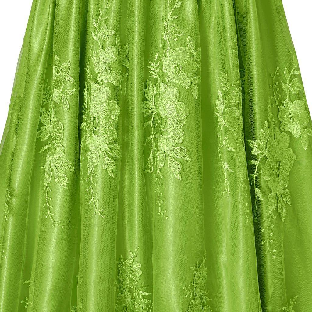 Bridgerton Cosplay Costume Green Empire Gown - Embrace Regency Elegance - Coscosmos