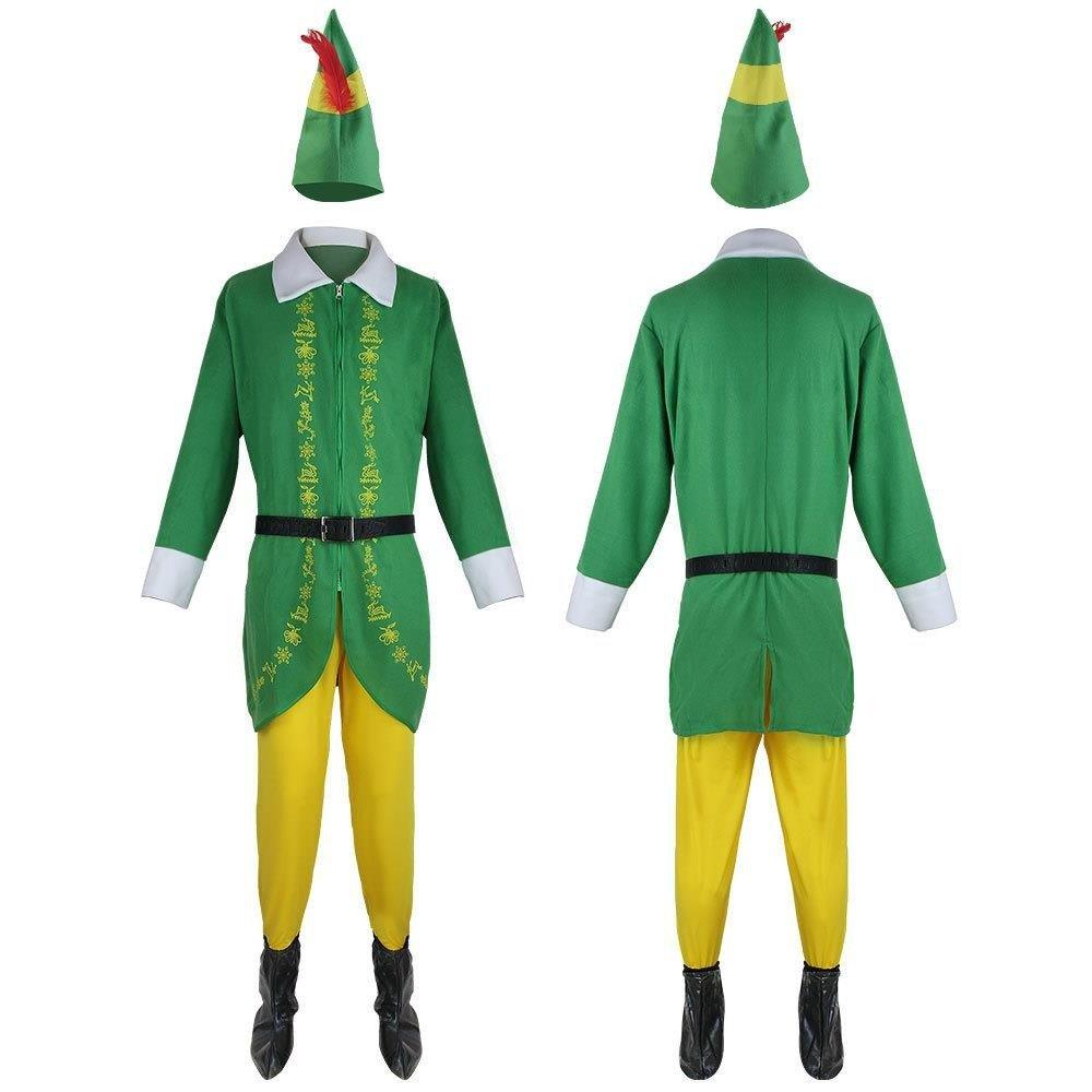 Buddy The Elf Costume for Men | Full Set Cosplay for Halloween & Christmas | Movie - Inspired Outfit - Coscosmos