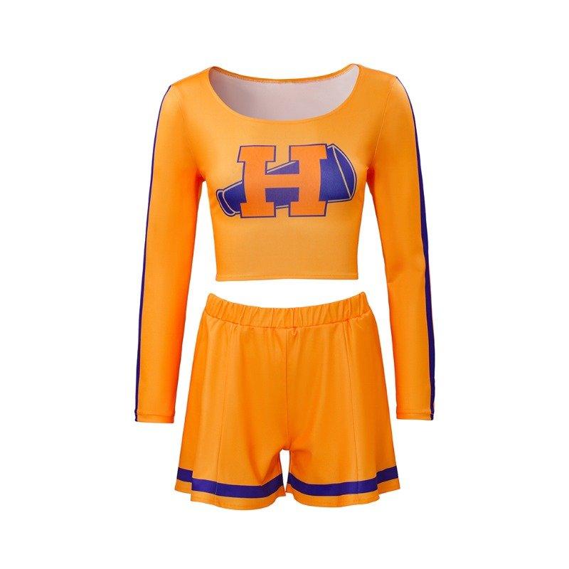 Buffy Cheerleader Costume for High School Girls - Two - Piece Cheerleading Outfit - Coscosmos