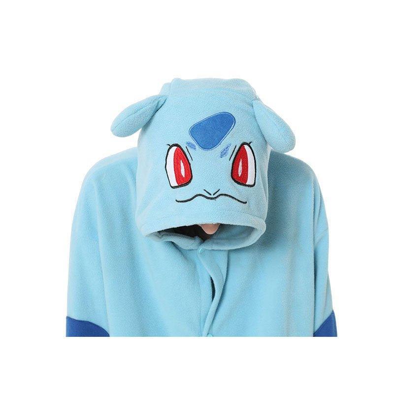 Bulbasaur Cosplay Onesie Pajamas for Couples | Fleece Cartoon Jumpsuit Loungewear | Coscomos Pajamas Series - Coscosmos