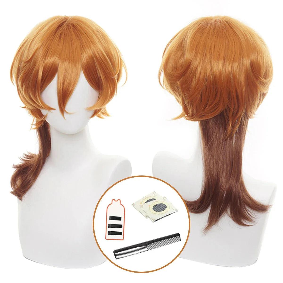 Bungo Anime Cosplay Wig Nakahara Chuuya Dazai Osamu Akutagawa Ryunosuke Suehiro Tetchou Okura Teruko Nakajima Atsushi - Coscosmos