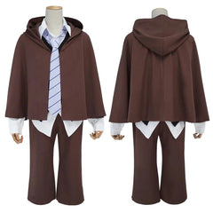 Bungo Anime Edogawa Rampo Cosplay Costume Cape Elastic Pants Shirt Vest Tie Hat Daily Wear Cos Convention Halloween Gift - Coscosmos