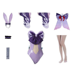 Bunny Girl Kokomi Cosplay Costume Genshin Impact Kokomi Bunny Costume Original Sexy Women Jumpsuit Style A and B - Coscosmos