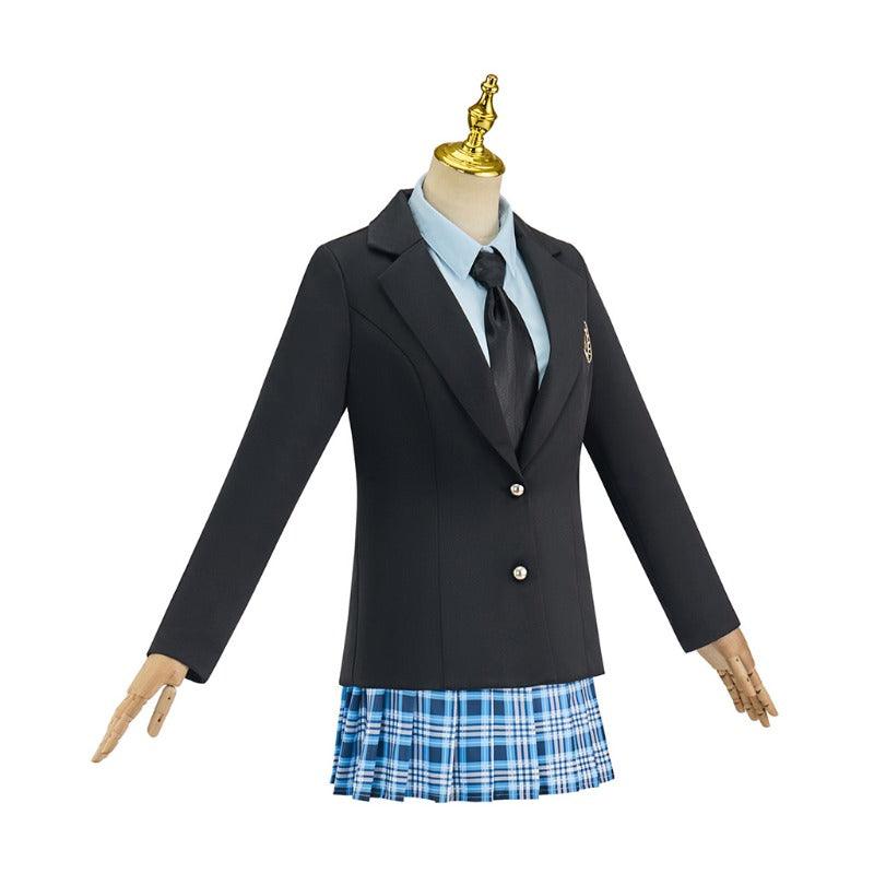 Mia Cosplay School Uniform Women's Blazer Shirt Skirt Outfit - Princess Diaries Costume