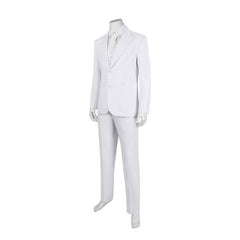 Joker 2 Arthur Fleck White Cosplay Costume Full Set - Suit, Shirt, Vest, Pants, Tie