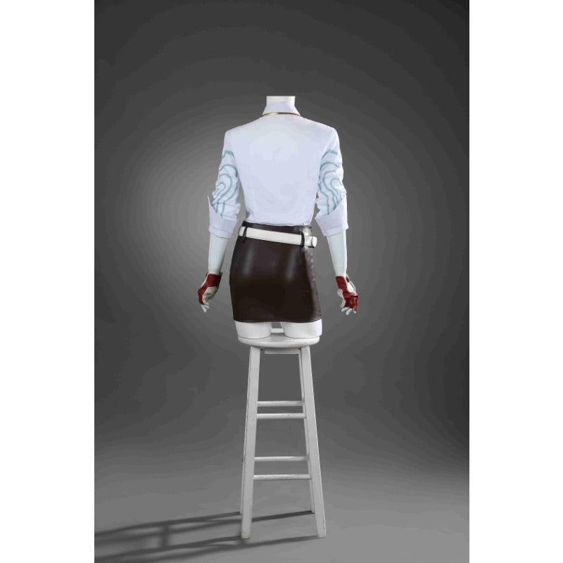 Valorant Cosplay Costume Women’s Uniform Shirt Vest Skirt Set - Halloween Party Suit