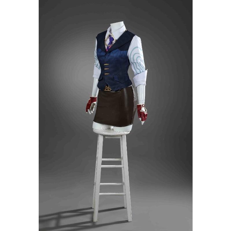 Valorant Cosplay Costume Women’s Uniform Shirt Vest Skirt Set - Halloween Party Suit