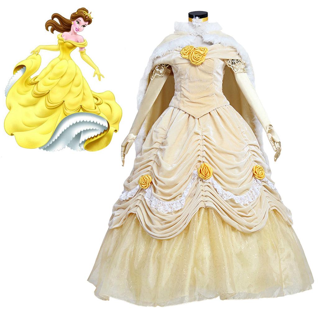 Beauty and the Beast Belle Cosplay Costume Series | Princess Dress for Halloween & Cosplay Events