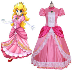 Princess Daisy Cosplay Costume | Peach’s Sister Dress from the Game Cosplay Series