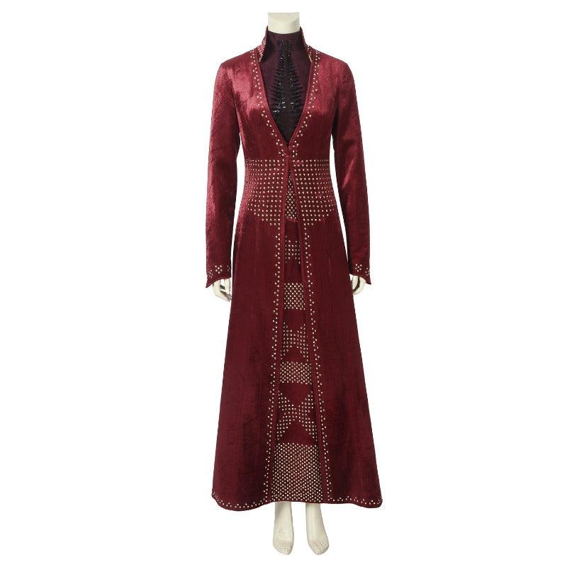 Cersei Lannister Red Dress Cosplay Costume | Custom-Made Game of Thrones Outfit