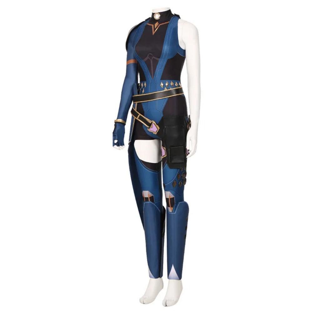 Valorant Reyna Cosplay Costume Jumpsuit Outfit | Halloween & Carnival Suit