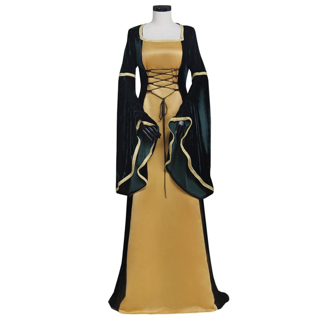 Medieval Roman Byzantine Gothic Aristocratic Dress Adult Ladies Renaissance Queen Victoria Princess Vintage Ball Gown