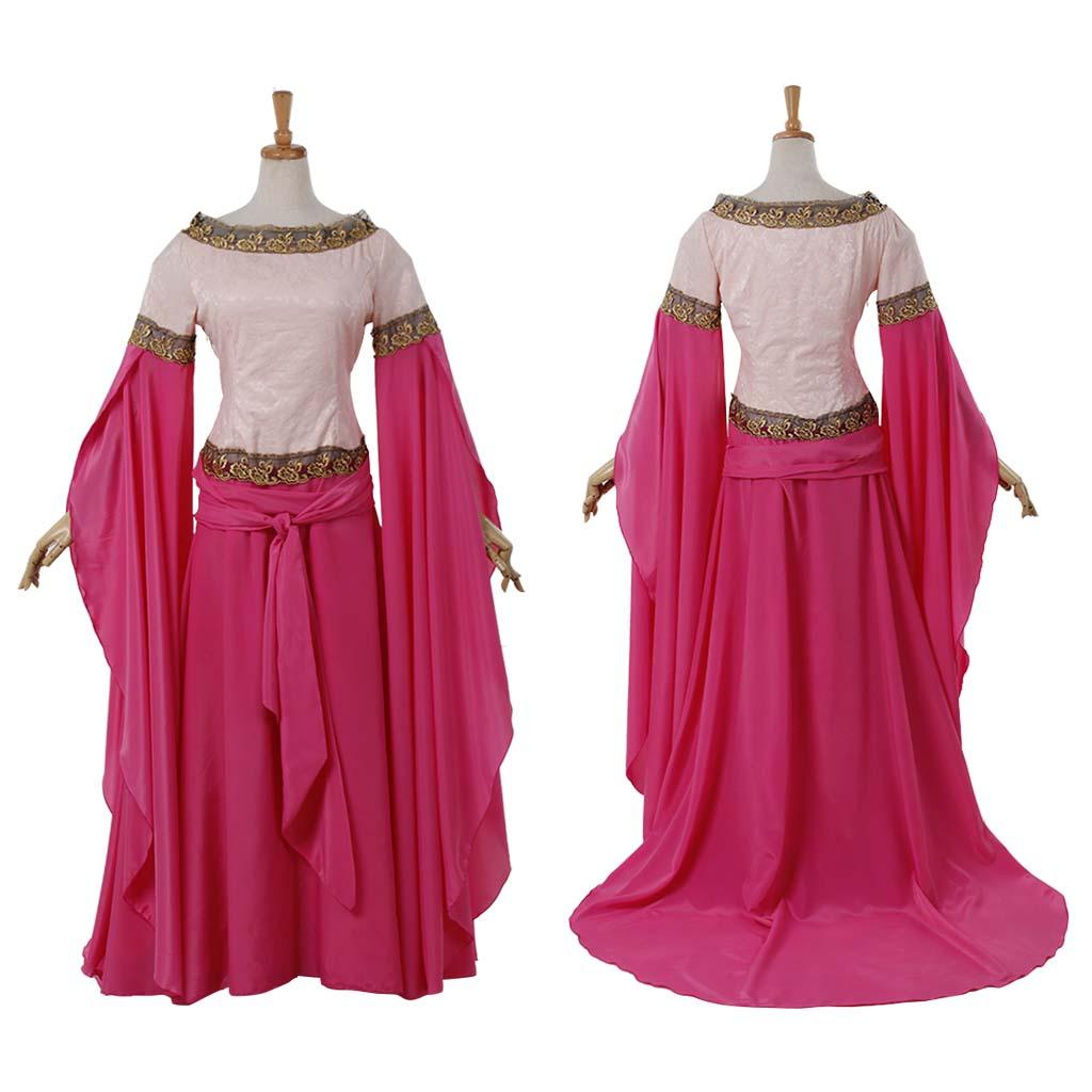 Women's Fancy Medieval Dress Victorian Gothic Ball Gown Dress