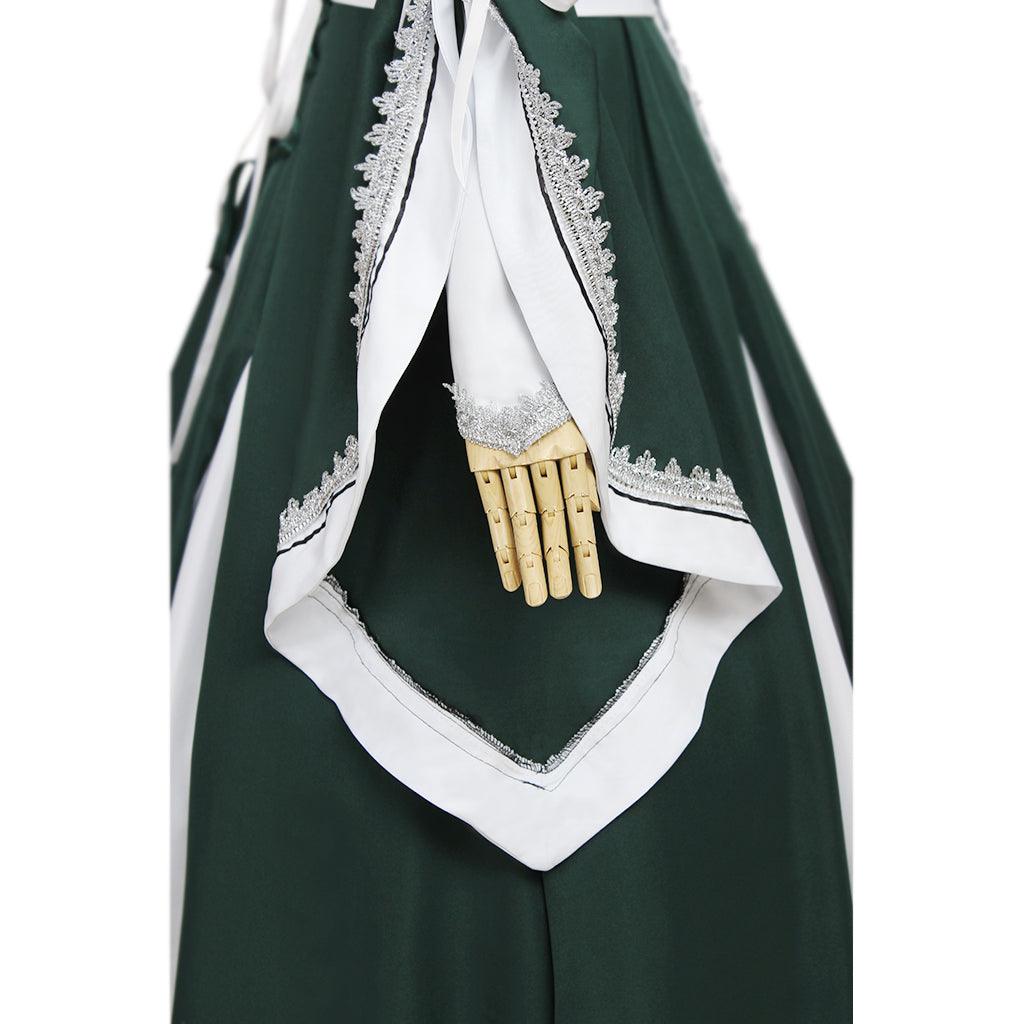 Halloween Costume for Women Cosplay Medieval Palace Princess Green Dress Renaissance Victorian Women Costume Cosplay Clothing